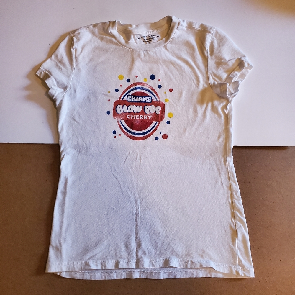 Cherry Blow Pop Fitted T